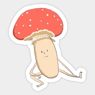 Mushroom Man Sticker